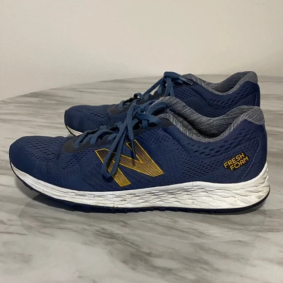 New Balance Fresh Foam Arishi v1‎ Running Shoes Navy Gold – Men’s 10 - Picture 6 of 11